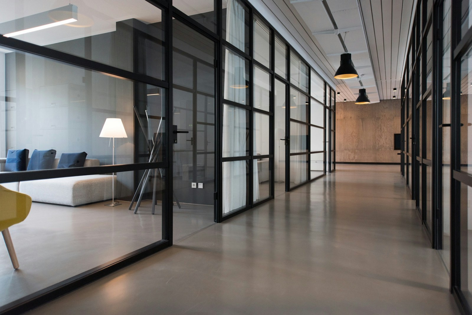 Modern office environment for client advisory meetings