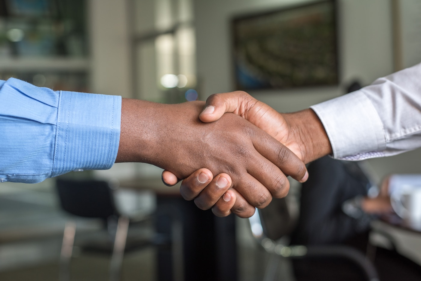 Business compliance meeting for secure financial operations